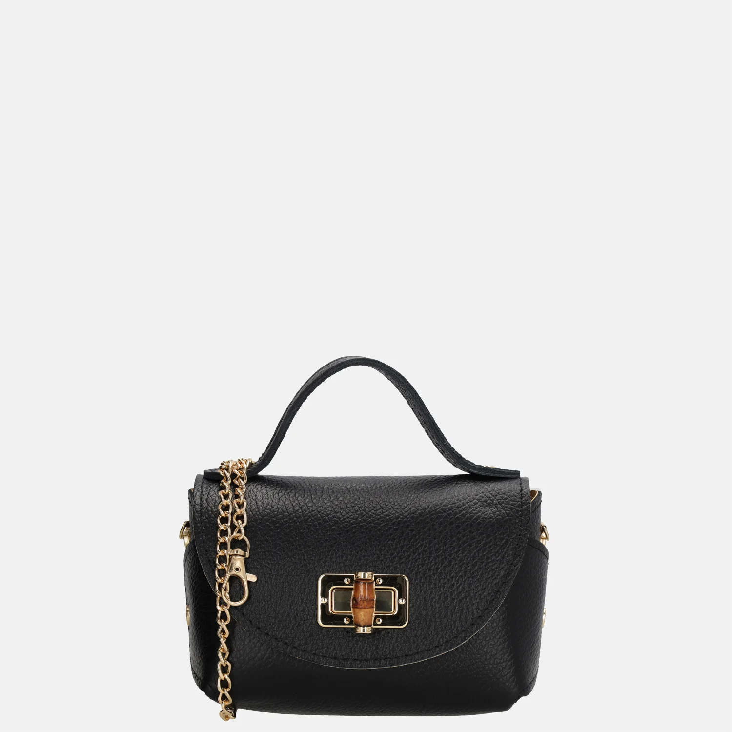 Charm London Bamboo handtas zwart